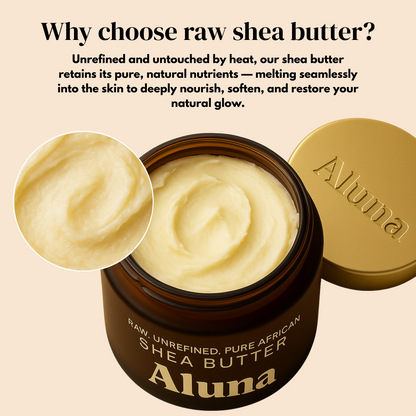 Aluna® Elfenben Sheasmør - BOGO udsalg