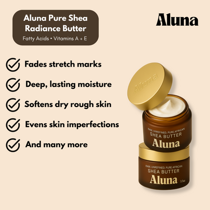 Aluna® Elfenben Sheasmør - BOGO udsalg